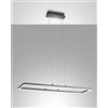 Fabas BARD SOSPENSIONE ANTRACITE L.92X32CM A LED 3000K - 52W - 5180 lm DIMMERABILE
