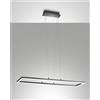 Fabas BARD SOSPENSIONE ANTRACITE NW L.92X32CM A LED 4000K - 52W - 5400 lm DIMMERABILE
