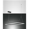 Fabas BARD SOSPENSIONE NERA L.92X32CM A LED 3000K - 52W - 5180 lm DIMMERABILE