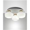 Fabas KINO PLAFONIERA BIANCA 3 LUCI A LED 3000K - 36W - 3900 lm DIMMERABILE