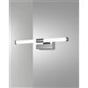 Fabas AGO APPLIQUE CROMO DA SPECCHIO A LED 3000K - 8W - 480 lm L.33,5CM IP44