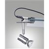 Fabas ALICE SPOT 1 LUCE NICHEL SATINATO CON PINZA S/L ATTACCO GU10