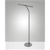 Fabas BEBA LAMPADA DA LETTURA DA TERRA ANTRACITE A LED CCT 3000K - 4000K - 6000K- 12W - 1340 lm DIMMERABILE ORIENTABILE