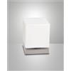 Fabas BRENTA DA TAVOLO NICHEL SATINATO IN METALLO E VETRO A LED 3000K - 6W - 540 lm DIMMERABILE