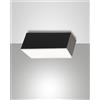 Fabas LUCAS APPLIQUE ANTRACITE PARETE/SOFFITTO A LED 12W 3000K 1040LM DIMMERABILE