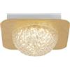 Searchlight Celestia Flush - Metallo dorato e acrilico