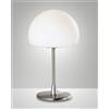 Fabas GAIA LAMPADA DA TAVOLO ATTACCO G9 LAMPADINA INCLUSA COLORE NICHEL SATINATO DIMMERABILE D.14CM