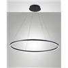 Fabas GIOTTO SOSPENSIONE NERA 1 LUCE D.100CM A LED 3000K - 60W - 6300 lm DIMMERABILE