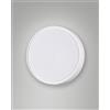 Fabas HATTON PLAFONIERA BIANCA 1 LUCE ATTACCO E27 D.25CM