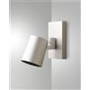 Fabas MODO SPOT ALLUMINIO SPAZZOLATO 1 LUCE ALLUMINIO SPAZZOLATO ORIENTABILE ATTACCO GU10 IP20