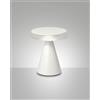 Fabas NEUTRA DA TAVOLO BIANCA H.20CM A LED 3000K - 8W - 750 lm DIMMERABILE