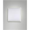 Fabas DESDY PLAFONIERA LED BIANCA L.18X18CM 10W 3000K 1050LM IN ALLUMINIO IP54