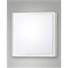 Fabas OBAN PLAFONIERA BIANCA ATTACCO E27 L.30X30CM C/SENSORE 2 LUCI