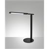 Fabas IDEAL LAMPADA DA TAVOLO NERO A LED ORIENTABILE CCT 3000K - 4000K - 5000K - 6000K- 10W - 1000 lm DIMMERABILE