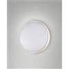 Fabas OLLY PLAFONIERA LED 10W 3000K 1050LM BIANCA D.18CM IN ALLUMINIO IP55
