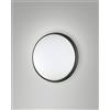 Fabas OLLY PLAFONIERA LED 10W 3000K 1050LM NERA D.18CM IN ALLUMINIO IP54