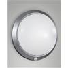 Fabas ARMILLA PLAFONIERA D.30CM ARGENTO IP44 1 LUCE ATTACCO E27 CON SENSORE MOVIMENTO