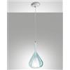 Fabas LILA SOSPENSIONE 1 LUCE AZZURRA ATTACCO E27 D.20CM