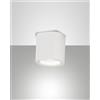 Fabas SMOOTH SPOT BIANCO 1 LUCE ATTACCO GU10 IP44 IN ALLUMINIO