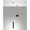 Fabas PRADO LAMPADARIO A SOSPENSIONE NERO 1 LUCE C/DECENTRAMENTO A LED 3000K - 6,5W - 720 lm DIMMERABILE