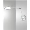 Fabas REGINA APPLIQUE BIANCO A LED CCT 3000K - 4000K - 5000K - 6000K- 9W - 1135 lm ORIENTABILE E TOUCH DIMMER
