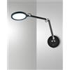Fabas REGINA APPLIQUE NERO A LED CCT 3000K - 4000K - 5000K - 6000K- 9W - 1135 lm ORIENTABILE E TOUCH DIMMER