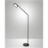 Fabas REGINA LAMPADA DA TERRA PER LETTURA NERO CCT 3000K - 4000K - 5000K - 6000K- 9W - 1135 lm DIMMERABILE E ORIENTABILE