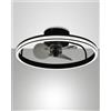 Fabas RELAIS PLAFONIERA C/VENT.NERA D.500 3709-65-101