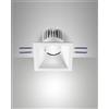 Fabas SIGMA SYSTEM INCASSO QUADRATO ARRETRATO FISSO A LED 7W 3000K 800LM IP40