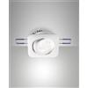 Fabas SIGMA SYSTEM INCASSO QUADRATO ORIENTABILE A LED 7W 3000K 800LM IP40