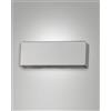 Fabas TRIGG APPLIQUE DA ESTERNO LED 14W 3000K 1300LM 2 LUCI ARGENTO