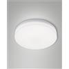 Fabas TRIGO PLAFONIERA BIANCA D.28CM A LED 27W 3000K 2500LM IP65
