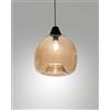 Fabas EDISON 3490-59-125 VETRO AMBRA PICCOLO COMPLETO DI CAVO X KIT LUCI