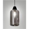 Fabas EDISON 3491-50-126 VETRO FUME' COMPLETO DI CAVO X KIT LUCI D.18X31CM