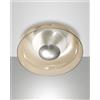 Fabas VINTAGE PLAFONIERA AMBRA A LED 3000K - 15W - 1510 lm N METALLO E VETRO DIMMERABILE