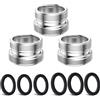 CNYMANY 3 Pezzi Corredo Dell'Adattatore Del Rubinetto, Maschio M22mm a Maschio M20mm Filo conduttore Kit adattatore per aeratore da cucina adattatore per rubinetto del lavandino Tubo per filtro dell'acqua