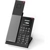 Snom HD351W DECT/WiFi - Telefono cordless con custodia antibatterica, visualizzazione di chiamata ottica, 5 dispositivi manuali, vivavoce, muto, server in Germania