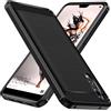 iVoler Cover per Huawei P20 Pro, [Protezione Antiurto di Grado Militare] Custodia Sottile Morbida in Silicone TPU Anti-Impronte Anti-Graffio Protettiva Case, Nero