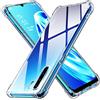 iVoler Cover per Oppo A91, Custodia Trasparente per Assorbimento degli Urti con Paraurti in TPU Morbido, Sottile Morbida in Silicone TPU Protettiva Case
