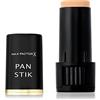 Max Factor - Fondotinta Compatto Pan Stik - Stick Multiuso 3in1: Fondotinta, Correttore e Contouring - 013 Nouveau Beige - 9 g