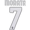 NENCINI SPORT STILSCREEN MILAN MORATA 7 HOME JUNIOR 2024/2025 Stampa Ufficiale Giocatore