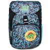 SJ GANG STYLE JAM GANG Zaino Scuola Microlight, Unisex-Bambini e Ragazzi, Monoscomparto Capiente, Tasca Porta Borraccia, Spallacci Imbottiti, 27 x 38 x 19 cm, capacita': 21 LT, Nero