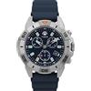 Timex Orologio da uomo Expedition North da 42 mm, cinturino in silicone blu, quadrante blu, cassa in acciaio IP TW2Y06900