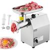 VEVOR Tritacarne Elettrico 4,17 kg/min, Tritacarne Industriale da Banco con Lama Macchina per Salsicce con Piastra di macinazione, Tritacarne Commerciale in Acciaio Inossidabile per Cucina Ristorante