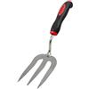 Darlac Forchetta da Giardino - Perfetta per aiuole e Bordure - Forchetta da Giardino con Manico in Gomma