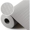 StaHom Tappetino per Cassetti, Tappetini Non-adesivo EVA Plastica Rotolo Carta per Mensola Cassetto Frigorifero Tavolo Mobile Cucina Lavello Ripiani Grigio chiaro 30x300cm