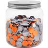 Mczcent Salvadanaio Grande, Salvadanaii Trasparente per Monete, Salvadanai Salvadanaio Grandi di Plastica Big Tip Money Coin Piggy Bank Jar Box per Bambini Adulti Ragazzi Ragazze Adolescenti
