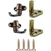 cyclingcolors Accessori per serratura cremonese ad aste rotanti gancio guida perno di fermo guarniture completa