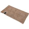 Daunex Tappeto Kris in Puro Cotone Stonewashed con lavorazione jacquard (60x120 cm, Tortora)