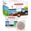 Kimbo Espresso Decaffeinato - 100 Cialde ESE 44mm con Puro Caffè Torrefatto in Italia